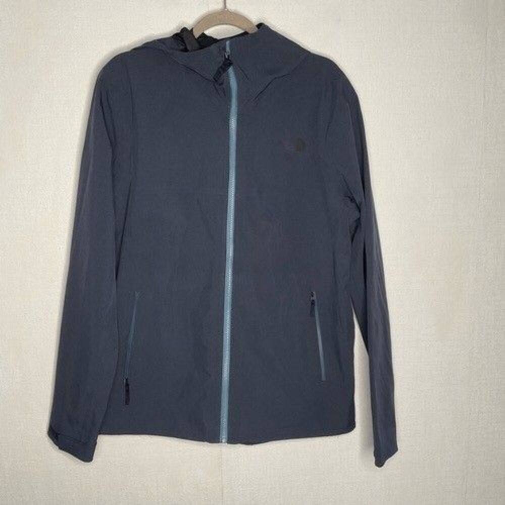 NWT The North Face DryVent Hooded Full Zip Barr Lake Jacket Men Size M Navy